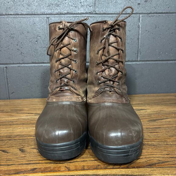 Vintage 1990s Sorel Men’s 11 Waterproof Insulated Winter Boots Made in Canada - Picture 3 of 8